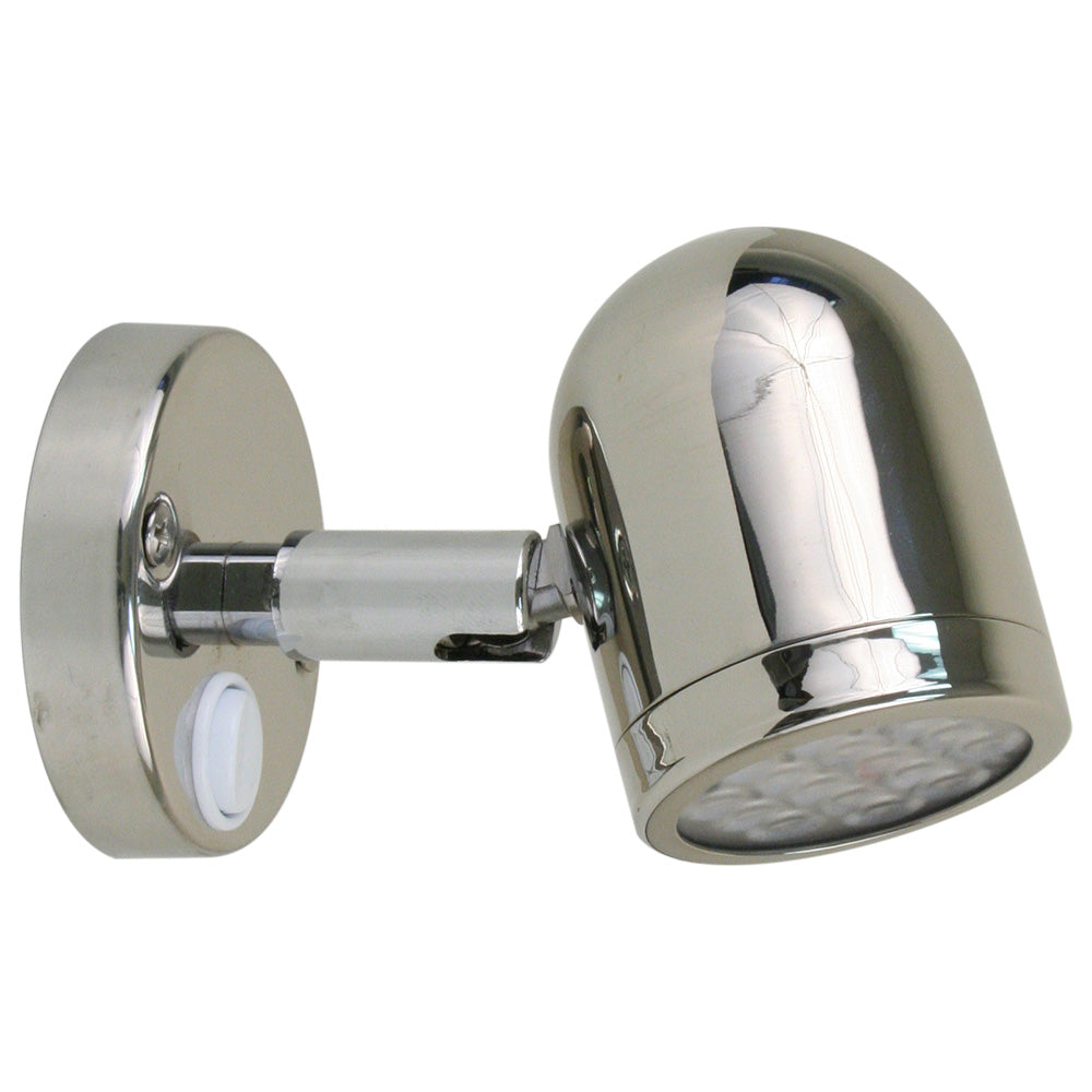Scandvik LED 304 Stainless Steel LED Reading Light  830V 19053P