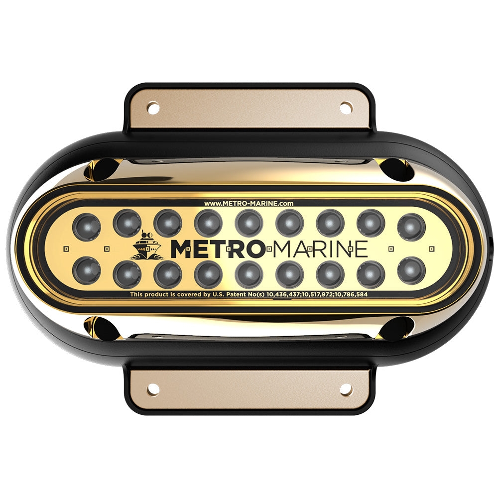 Metro Marine HighOutput Elongated Surface Mount Light wIntelligent Monochromatic LEDs  Aqua 45 Beam FSME1HA345