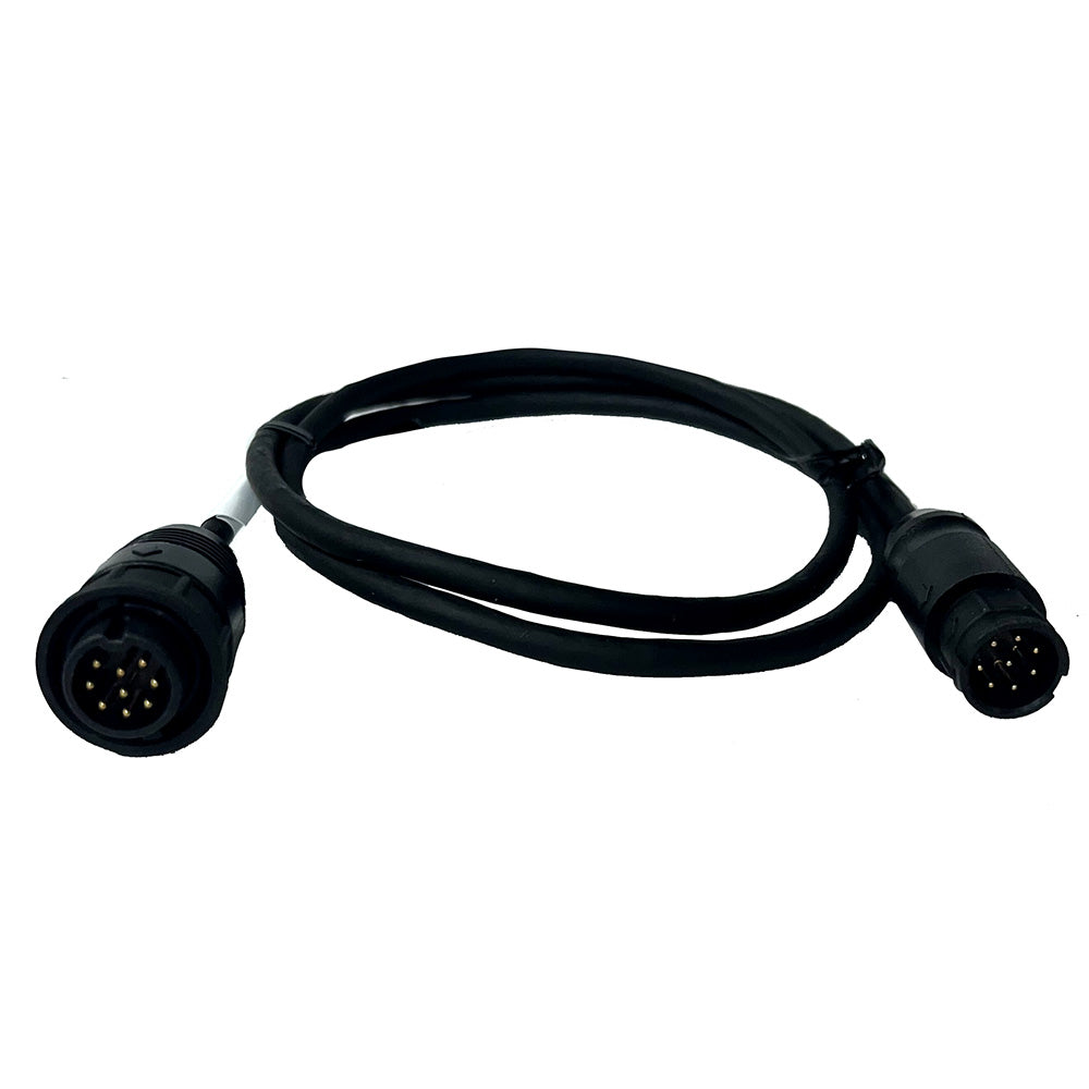 Echonautics 1M Adapter Cable wMale 9Pin Navico Connector fEchonautics 300W 600W  1kW Transducers CBCCMS0502