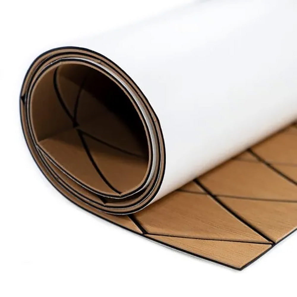 SeaDek 40 x 80 6mm Two Color Diamond Full Sheet  Brushed Texture  BrownBlack 1016mm x 2032mm x 6mm 5641189905