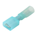 Pacer 1614 AWG FullyInsulated Male Disconnect Terminal  Blue  25 Pack TDE14250FIM25