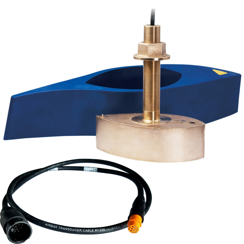Airmar B275LHW Bronze Chirp ThruHull fGarmin w12Pin Connector B275CLHW12G