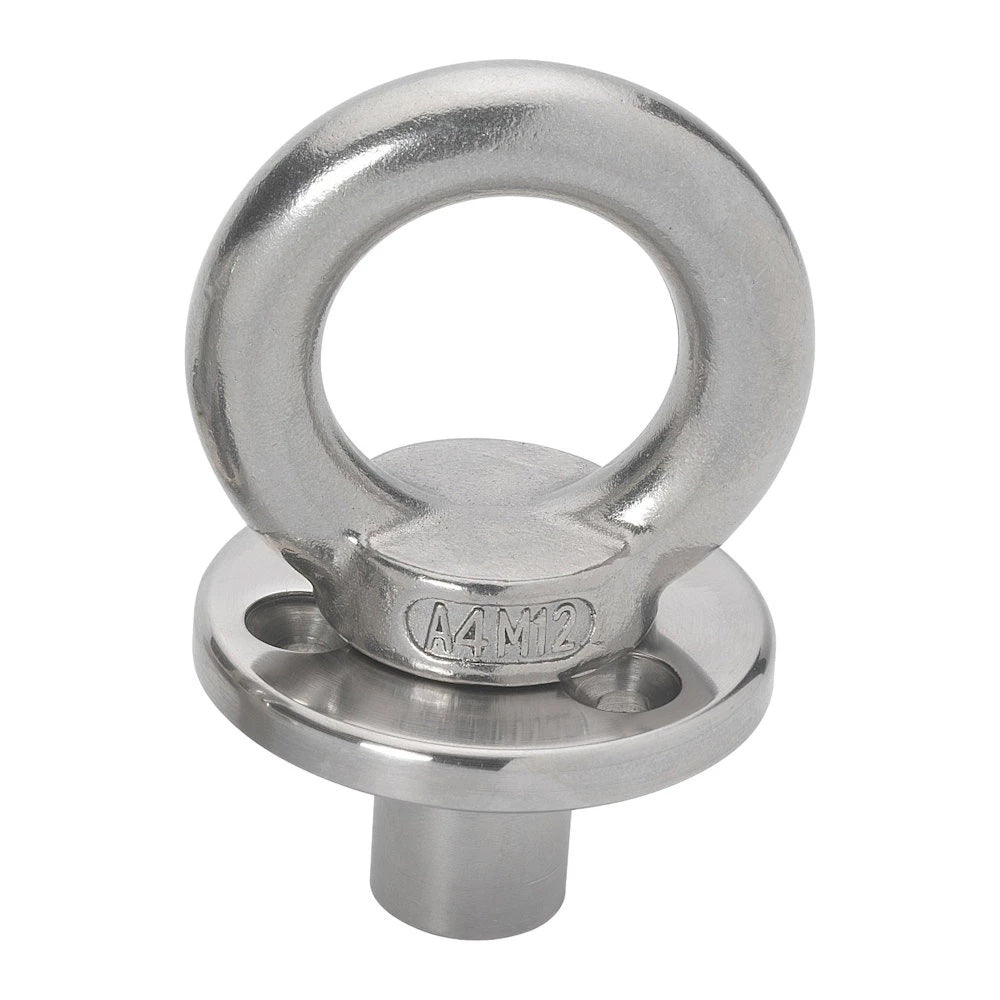Barton Deck Plate wFixing  Eye wBlanking Plug  M12 Eye 60362