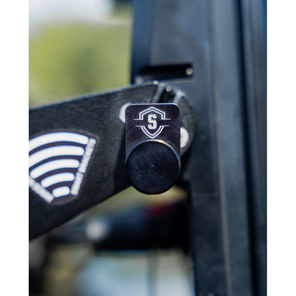 Secure Outdoors Elite Lock  Dual  Universal  Black SOELDUNBK
