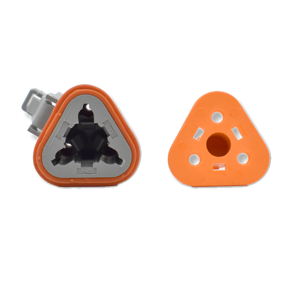 Bluewater 3 Position Female Deutsch Connector wWedge Lock DT063S