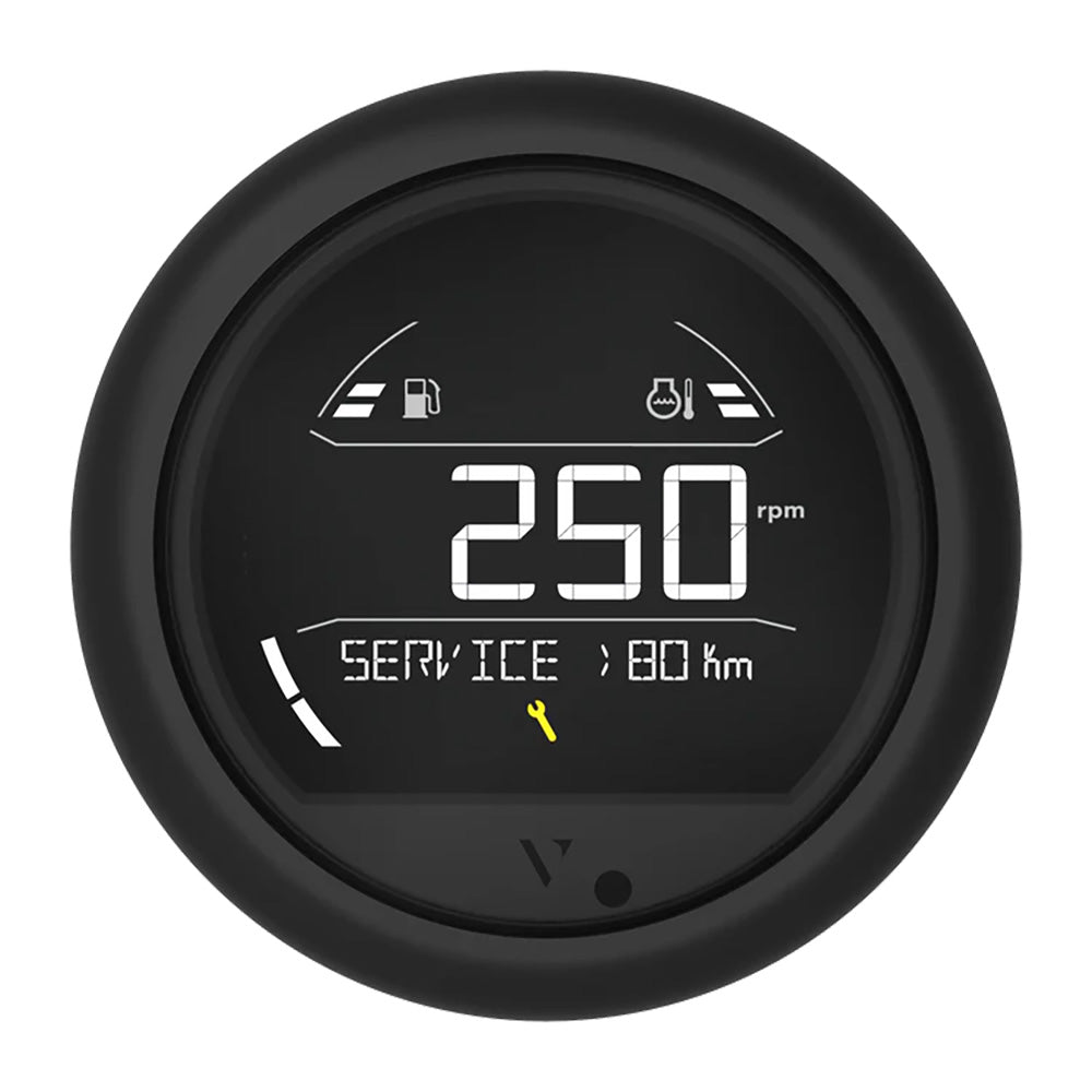 Veratron VL Digital 85 wRound Black Bezel B00205802