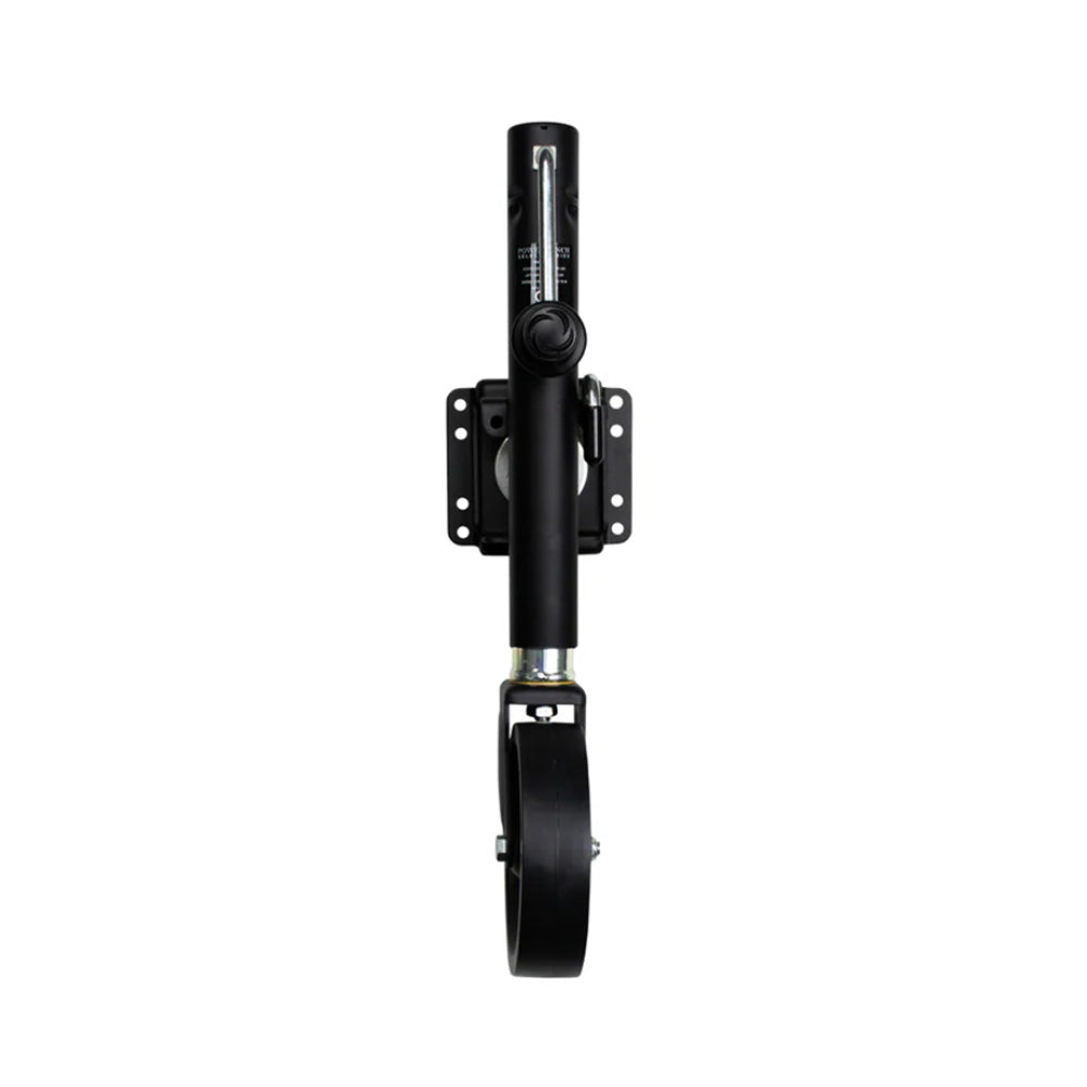 Powerwinch Select Series Jack  1500lb BoltOn Single Wheel Carbon Black 21400J1500B1BR