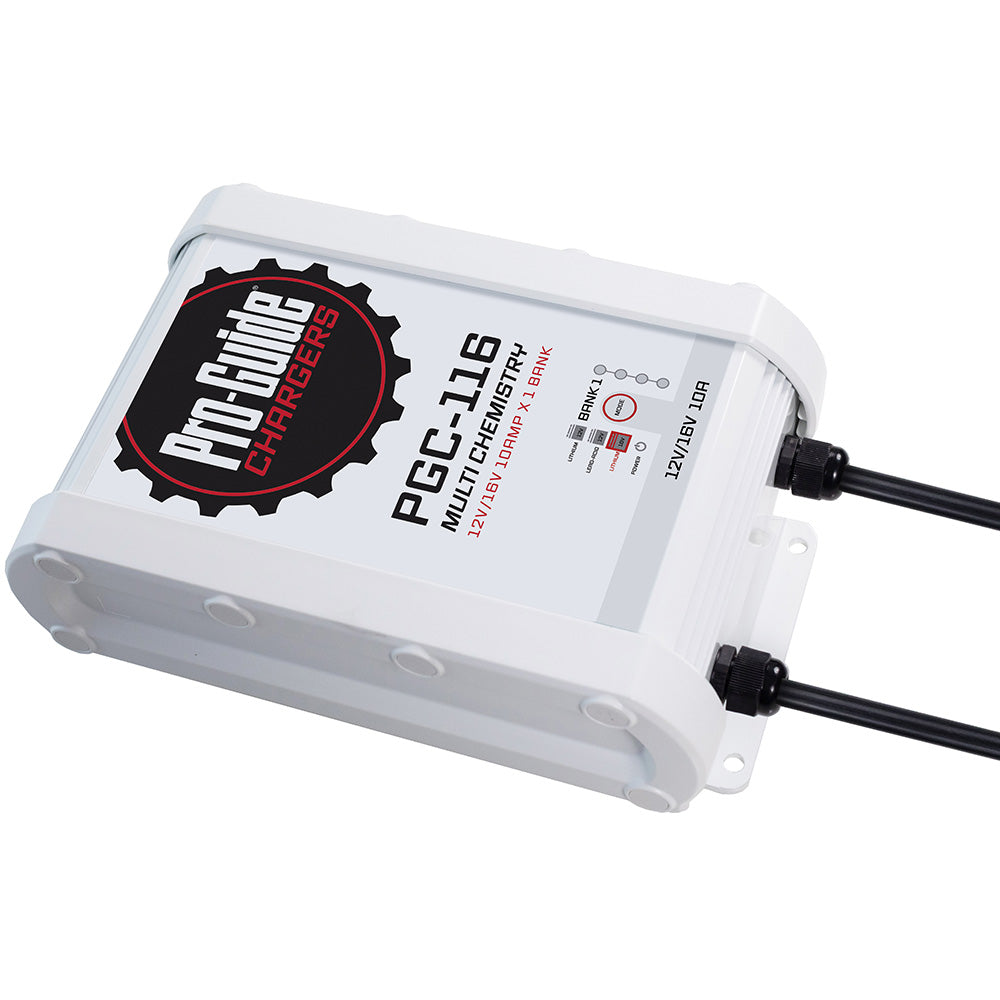 ProGuide 1 Bank OnBoard Battery Charger  12V16V  10Amp PGC116