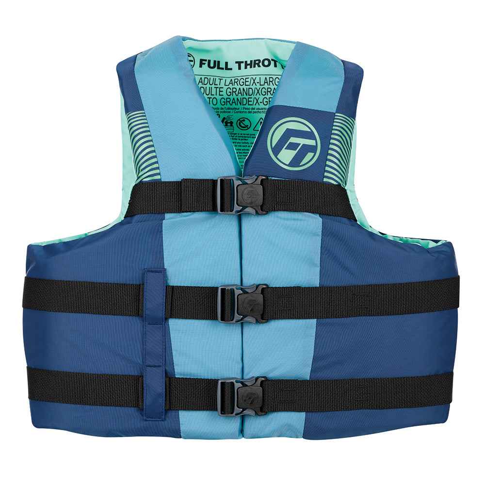 Full Throttle Nylon Life Jacket  Youth  BlueBlack 11220050000226