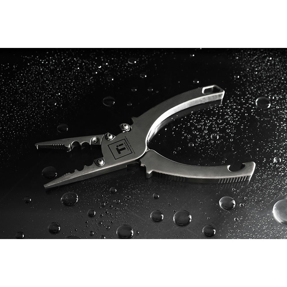 TiTackle Titanium Fishing Pliers 75 Multi Tool Offshore TTOSPLIERS