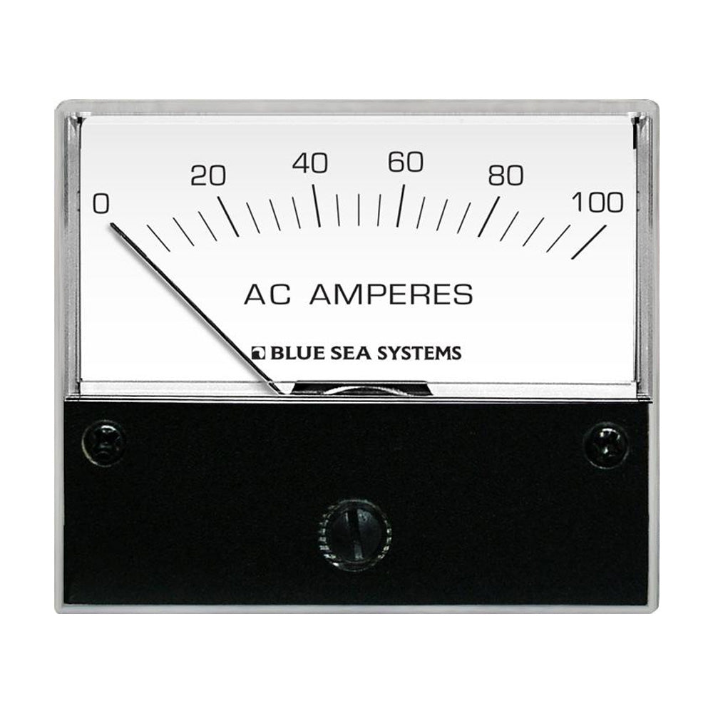 Blue Sea 8258 AC Analog Ammeter  234 Face 0100 Amperes AC 8258