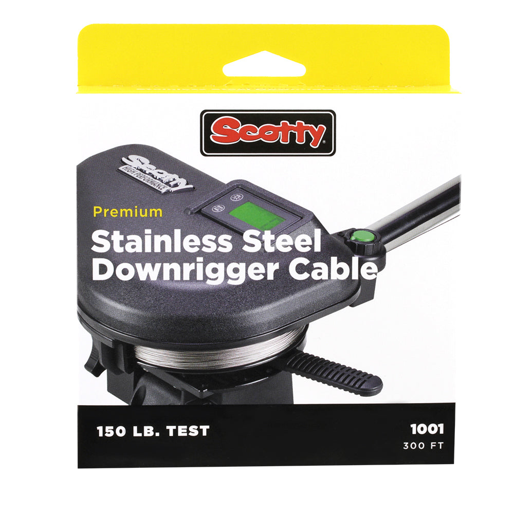 Scotty 300ft Premium Stainless Steel Replacement Cable 1001K
