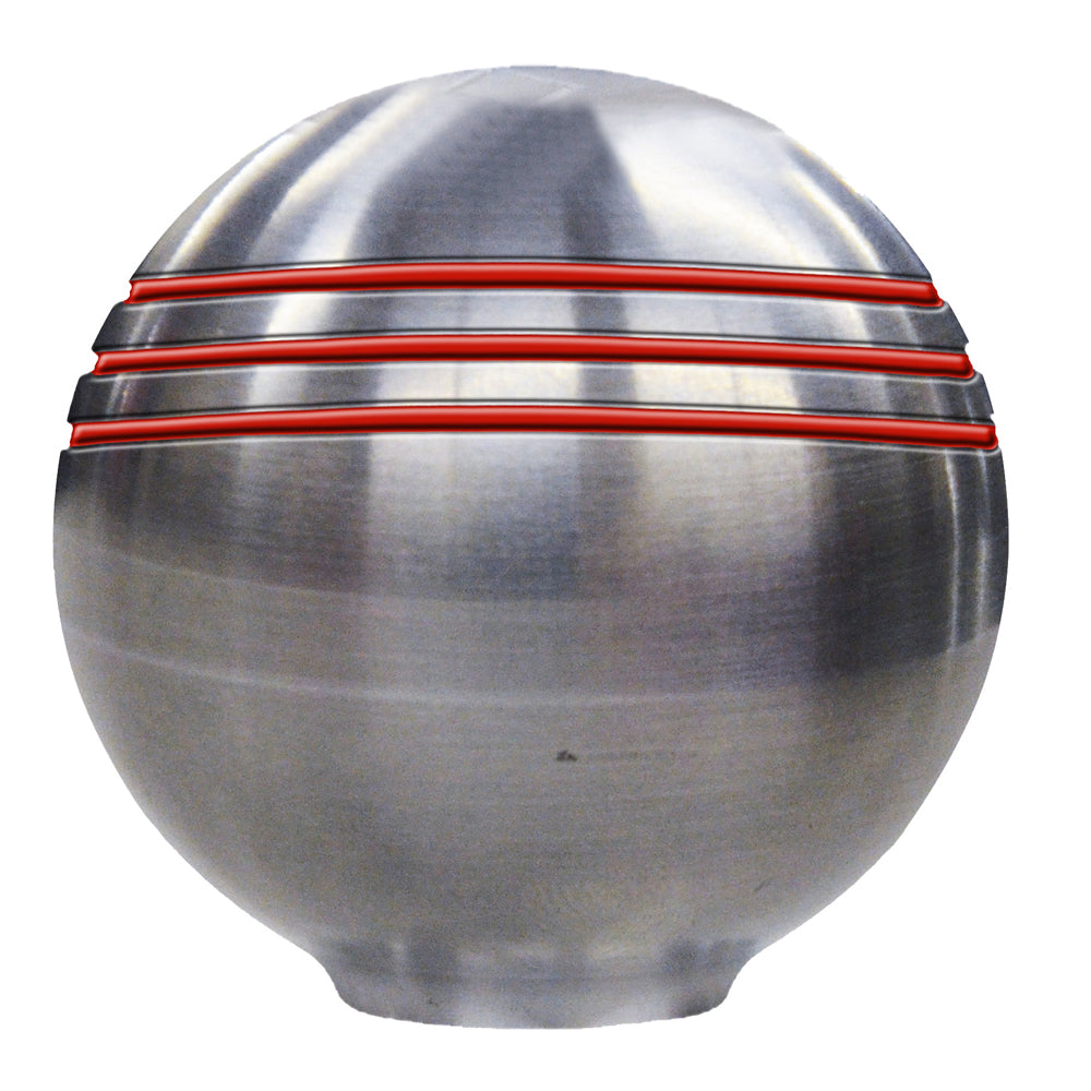 Schmitt Marine Throttle Knob  178  Red Grooves 50044