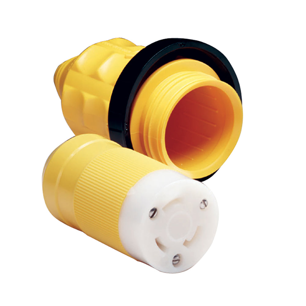 Marinco 305CRCNVPK 30A Female Connector wCover  Rings 305CRCNVPK