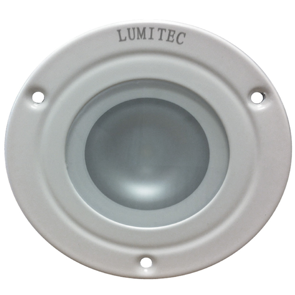 Lumitec Shadow  Flush Mount Down Light  White Finish  3Color RedBlue NonDimming wWhite Dimming 114128