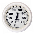Faria Dress White 4 Tachometer  7000 RPM Gas All Outboards 33104