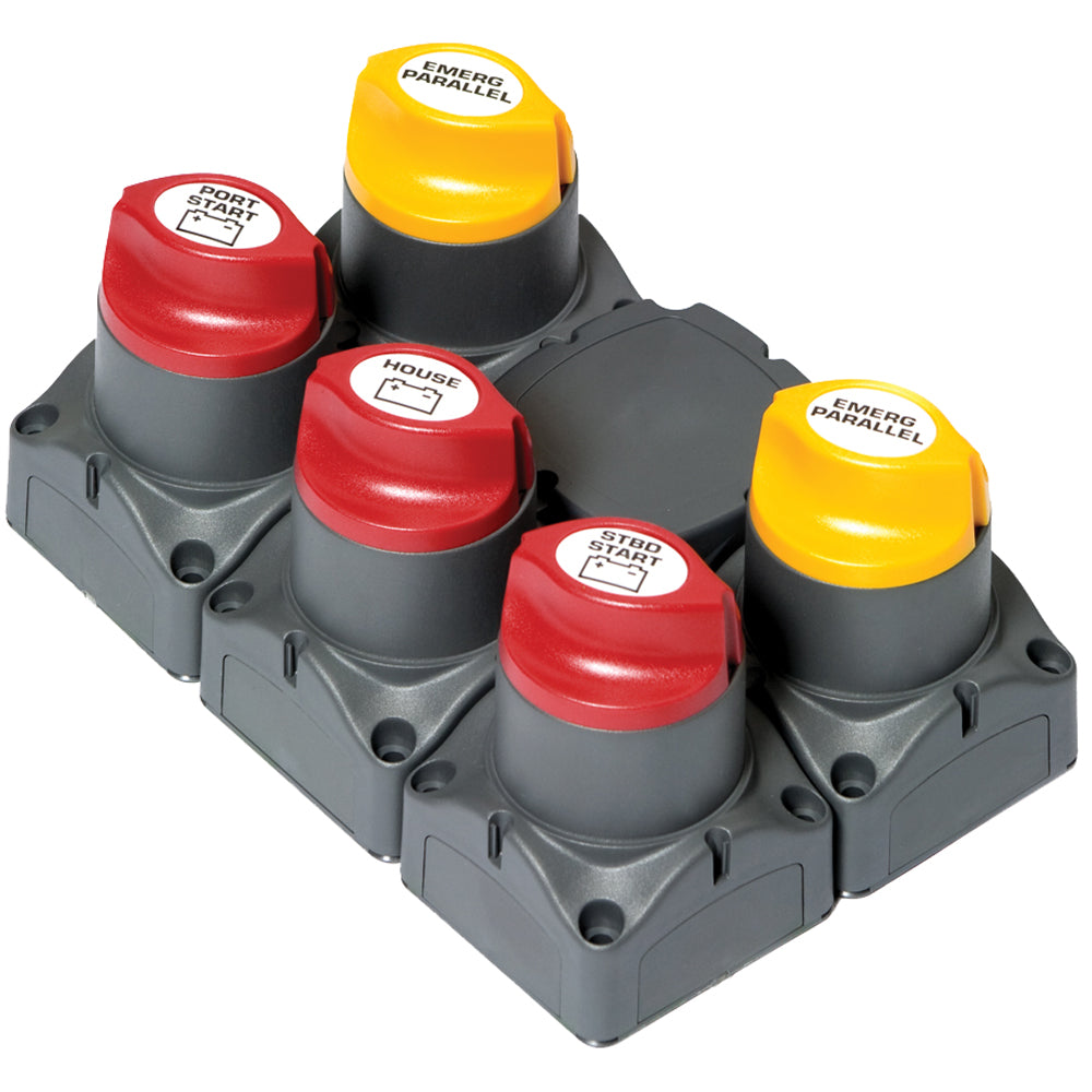BEP Battery Distribution Cluster fTwin Outboard Engines wThree Battery Banks wMotorized VSR 80716001800
