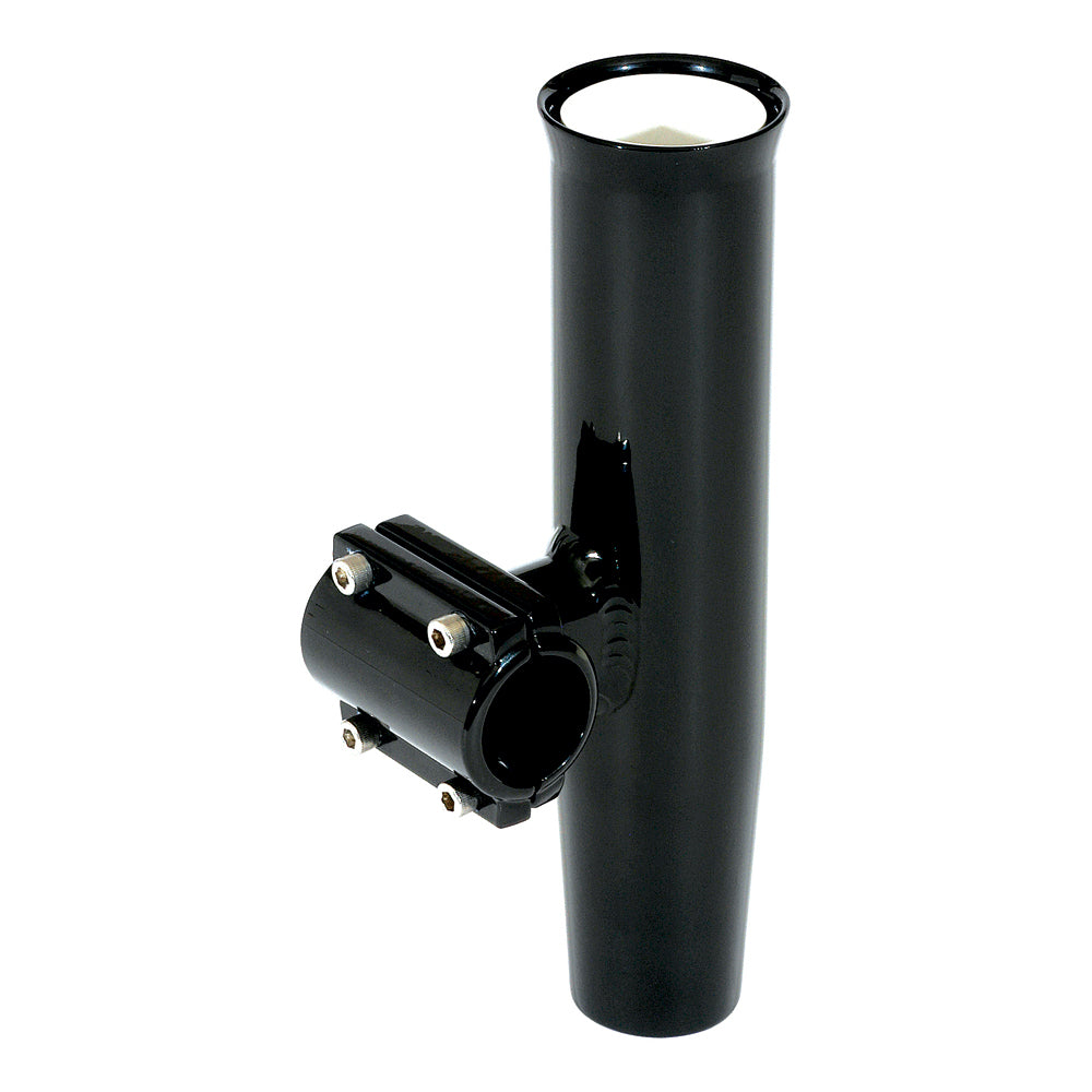 Lees ClampOn Rod Holder  Black Aluminum  Horizontal Mount  Fits 1660 OD Pipe RA5203BK