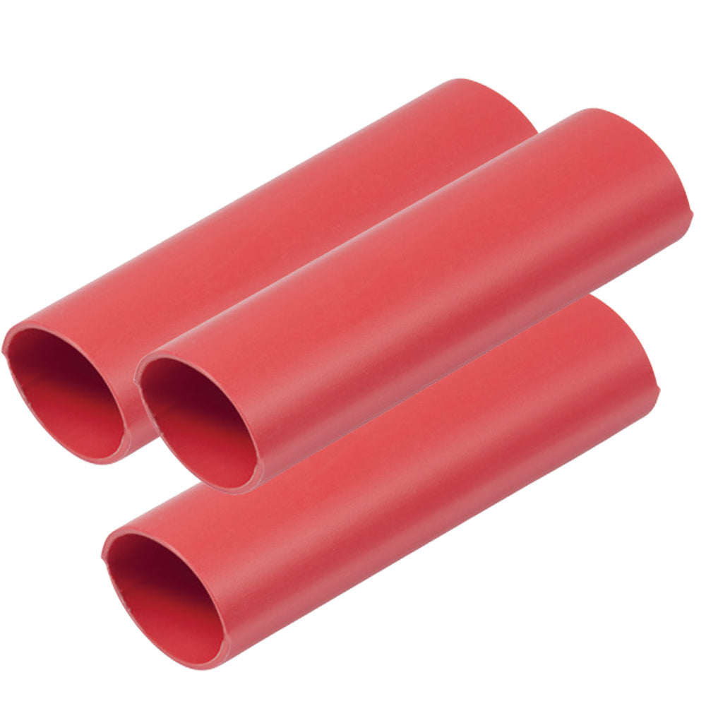 Ancor Heavy Wall Heat Shrink Tubing  34 x 3  3Pack  Red 326603