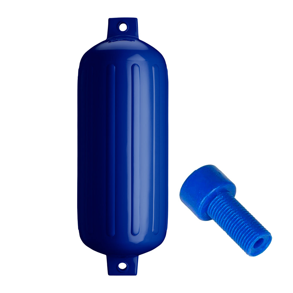Polyform G6 Twin Eye Fender 11 x 30  Cobalt Blue wAdapter G6 COBALT BLUE WAIR ADAPTER