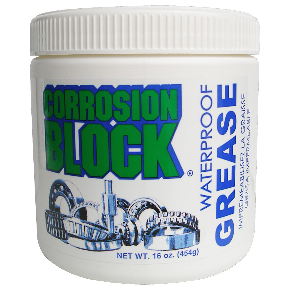 Corrosion Block High Performance Waterproof Grease  16oz Tub  NonHazmat NonFlammable  NonToxic 25016