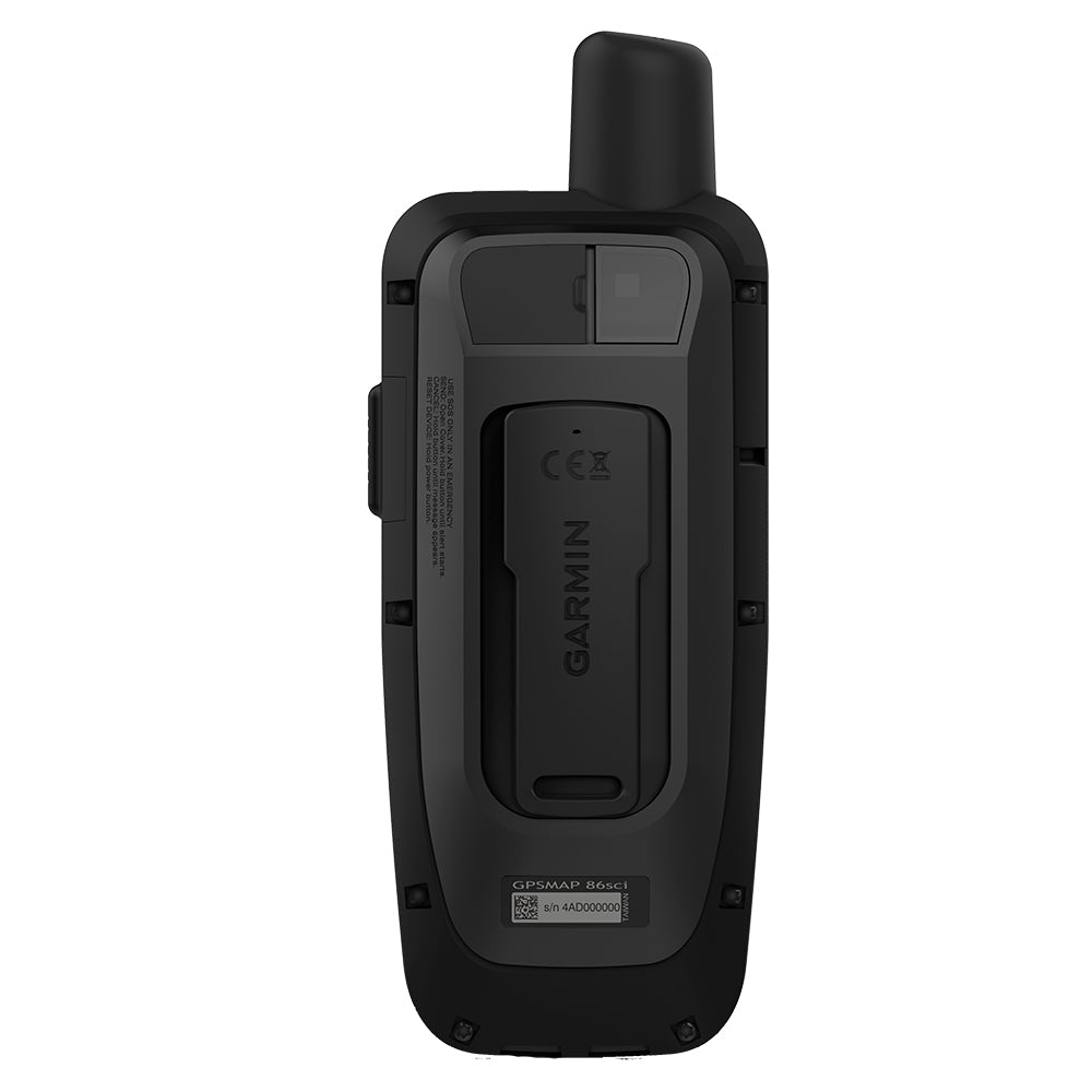 Garmin GPSMAP 86sci Handheld winReach  BlueChart g3 Coastal Charts 0100223602