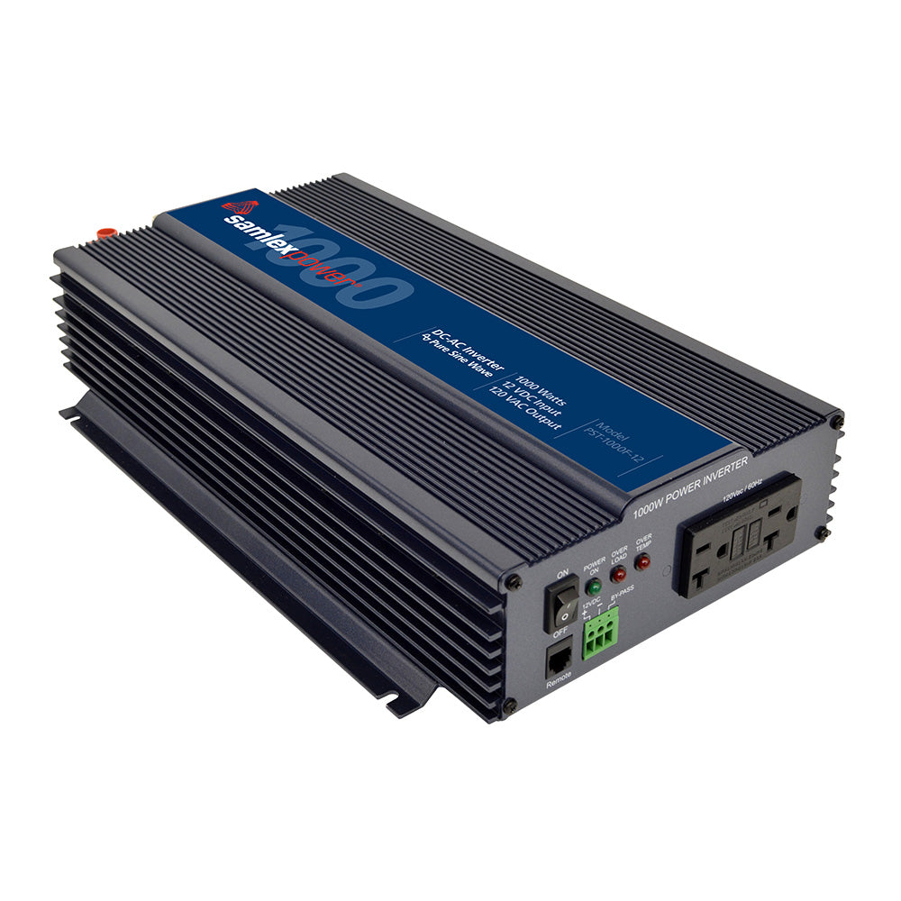 Samlex PST1000F12 1000W Pure Sine Wave Inverter  12V Input 120VAC Output PST1000F12