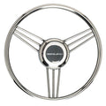 Uflex V27 138 Steering Wheel  Stainless Steel Grip  Spokes V27