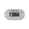 Black Oak 2 Marine Flush Mount Spreader Light  White Housing  Pro Series 30 2FSLSRPOD10CR