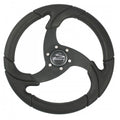Schmitt Marine Folletto 142 Wheel  Black Polyurethane  34 Tapered Shaft wBlack Center Cap PU021104R