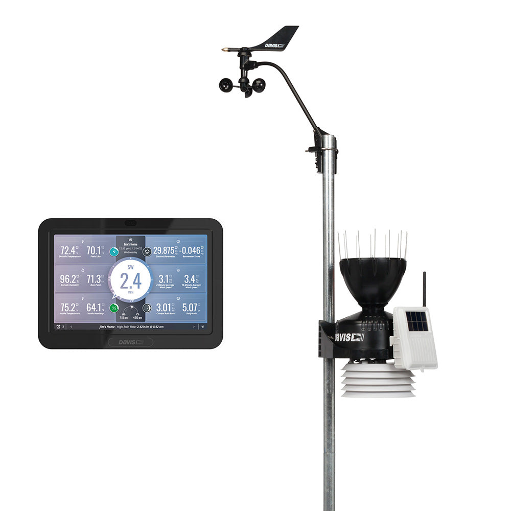 Davis Vantage Pro2 Wireless Weather Station wWeatherLink Console  Standard Radiation Shield 6252