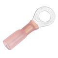Pacer 2218 AWG Heat Shrink Ring Terminal  14 Stud Size  25 Pack TE1814R25